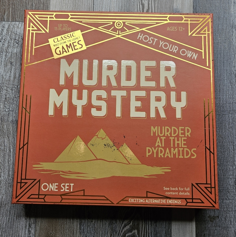 Murder Mystery Host Your Own Game At The Pyramids NEW RMS International